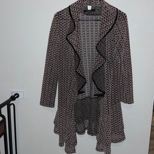 Open front cardigan